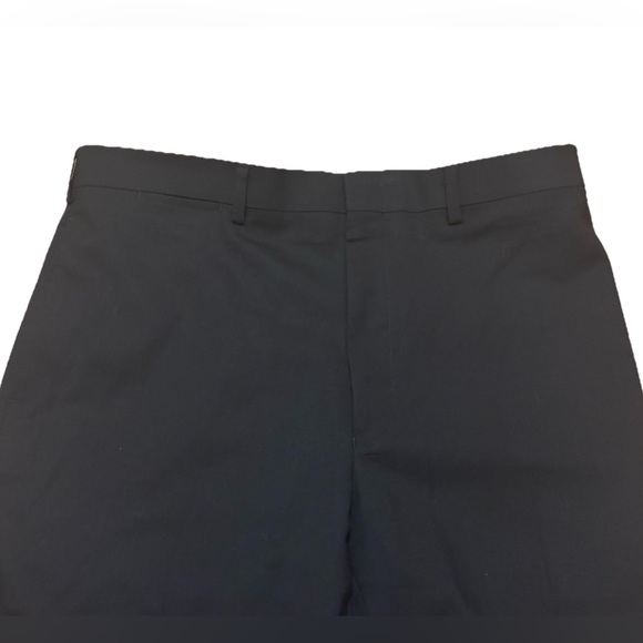 Lauren Ralph Lauren 100% Wool Black Slim Fit Trouser Dress Pants Mens Size 34/34 - Picture 3 of 7